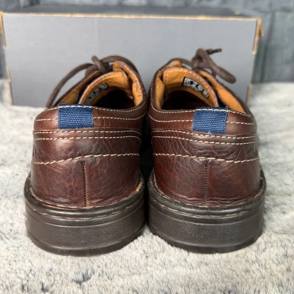 Clarks Collection Mens Brown Leather Tilden Derby Shoes 26110230 Size 9.5 M